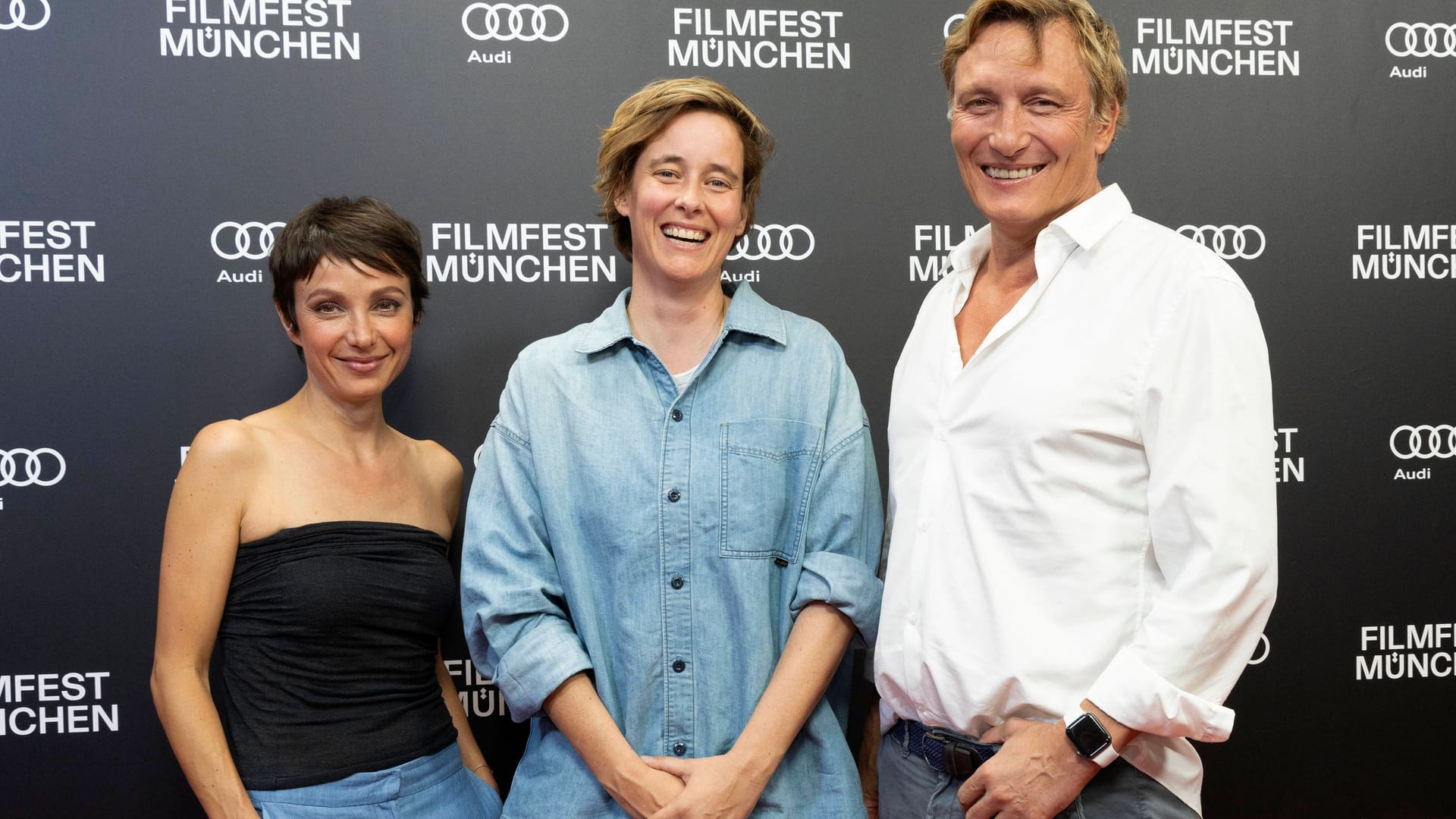 Julia Koschitz, Pia Strietmann und Oliver Masucci (Archivbild): Masucci spielt in dem Vierteiler die Hauptrolle.