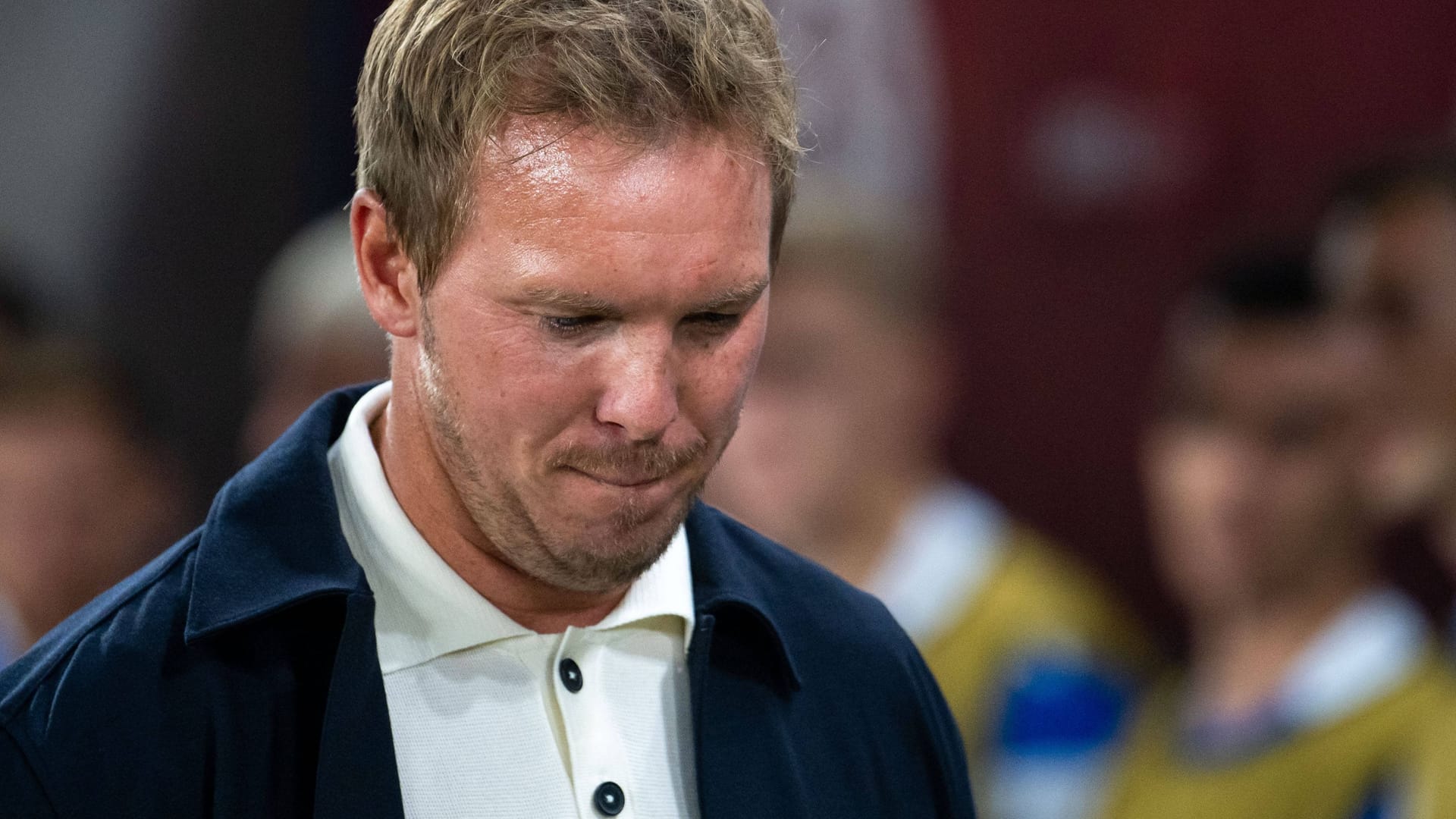Julian Nagelsmann: Er war nicht zufrieden.