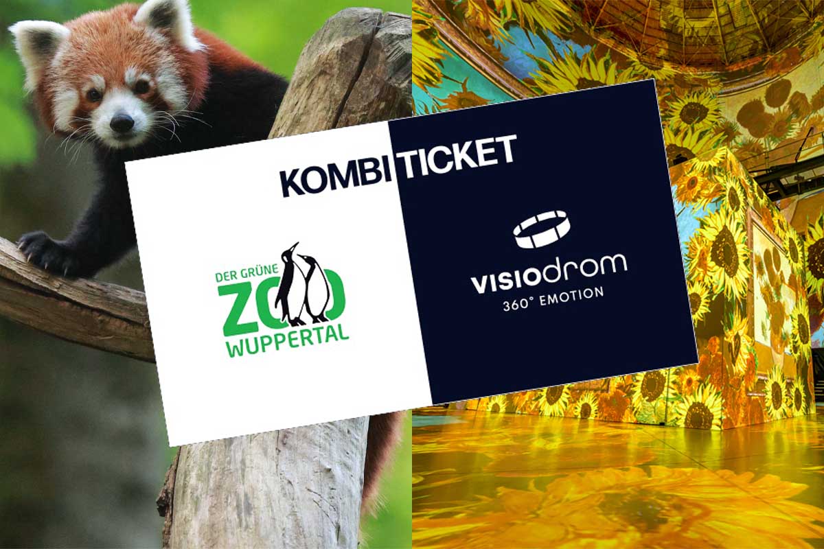 Neues Kombiticket für 29 Euro: vier Highlights in Wuppertal vom Zoo bis zum Visiodrom - blickfeld