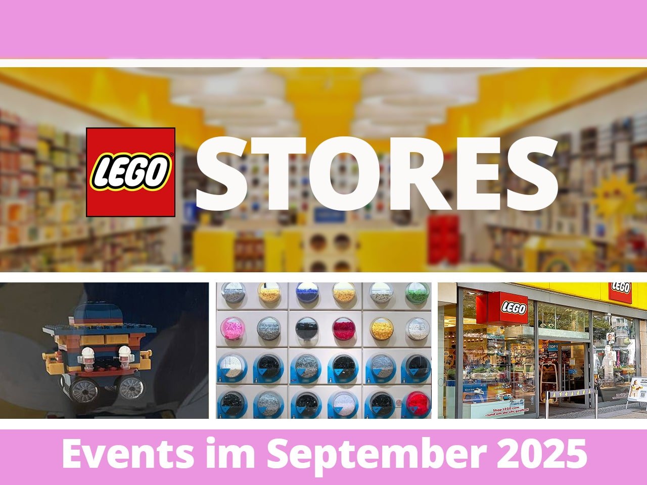 LEGO Store Aktionen im September 2025: Neueröffnung in Berlin