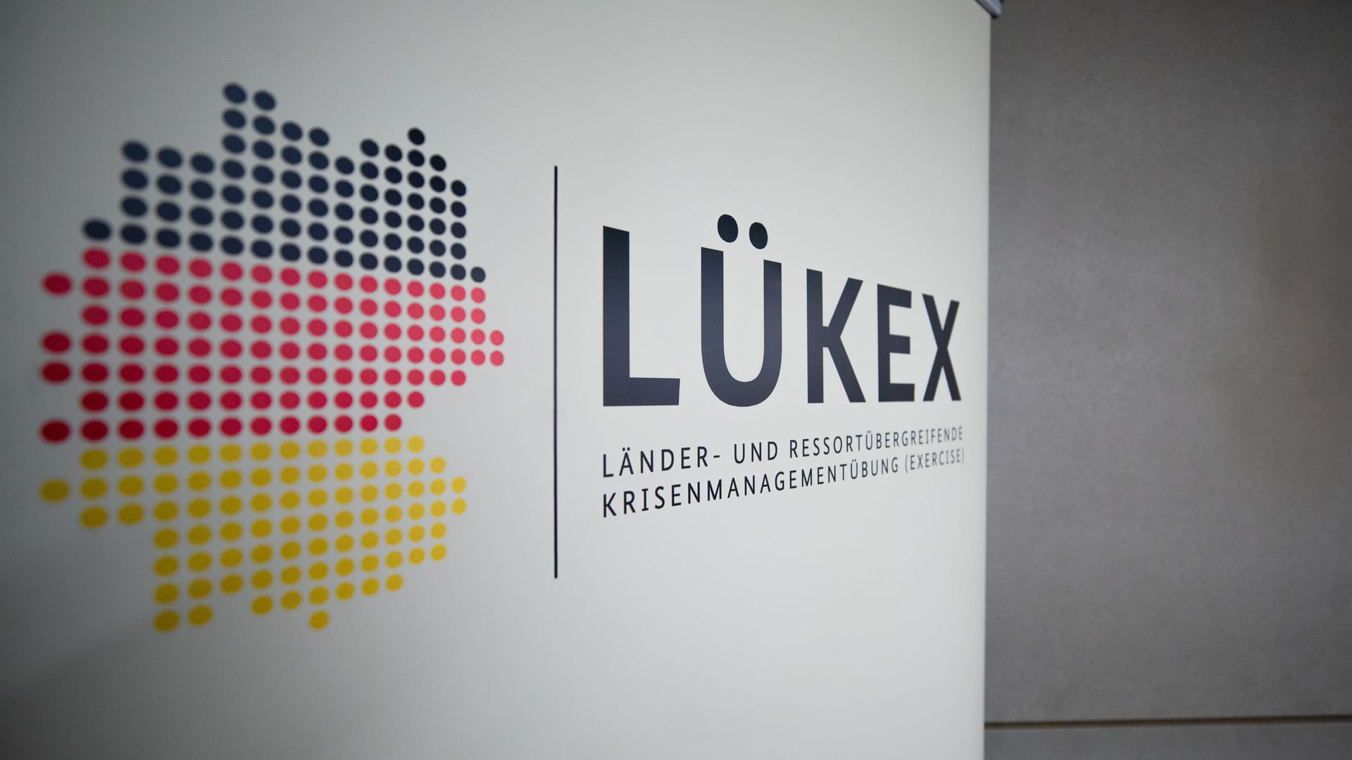 "Lükex 2023": Das Kürzel steht für "Länder- und Ressortübergreifende Krisenmanagementübung (EXercise)".