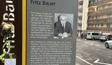 Fundstück in Stuttgart: Persönliche Grußnote – wofür eine Unbekannte Fritz Bauer dankt
