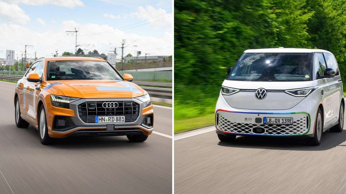 Projekt von Bosch und Cariad: Das hat es mit den orangenen Testfahrzeugen in Stuttgart auf sich