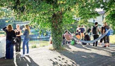 Neckarinsel in Stuttgart: Erst chillen, dann baden? „Wir wollen den Ekel vor dem Neckar nehmen!“