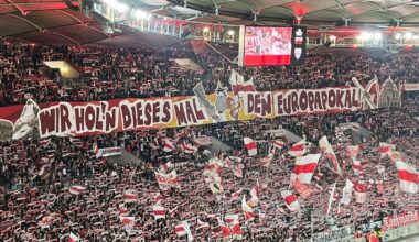 VfB Stuttgart in der Europa League: Liveblog: VfB-Fans präsentieren Europapokal-Spruchband