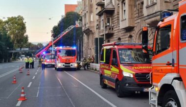 Brand in Stuttgart-Mitte: Feuer im Keller eines Gebäudes am Neckartor – Feuerwehr rückt aus