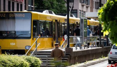 Unfall in Stuttgart: Auto kollidiert mit Stadtbahn – zwei Linien betroffen