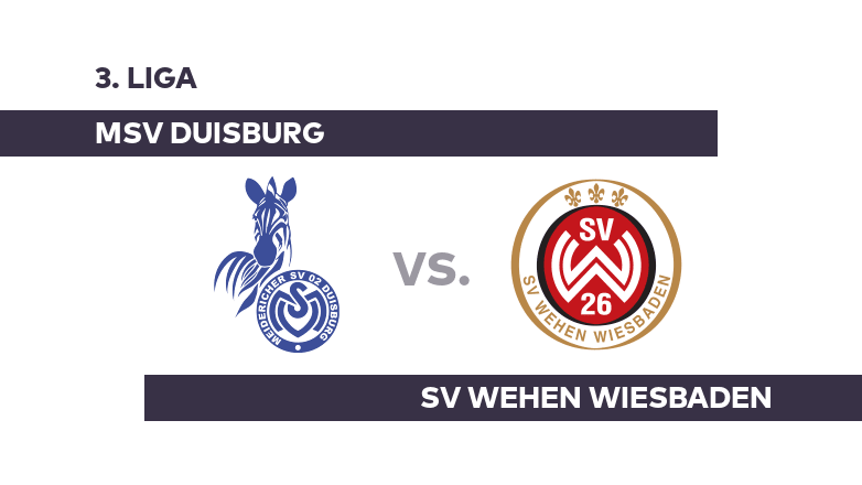 MSV Duisburg - SV Wehen Wiesbaden: Bewahrt Duisburg den Nimbus? - 3. Liga