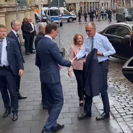 Der Bundeskanzler ist heute in Münster