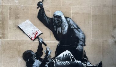 London: Neuer Banksy warnt vor Verlust der Meinungsfreiheit – kurz darauf ist es verschwunden