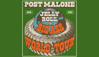 Post Malone - Big Ass Worl Tour (Tourplakat)
