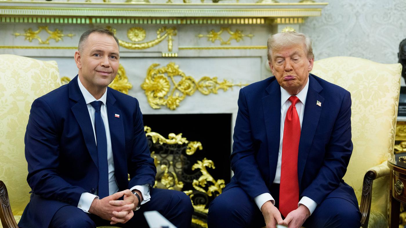 Bei der Frage nach fehlendem Druck auf Putin wird Trump kiebig