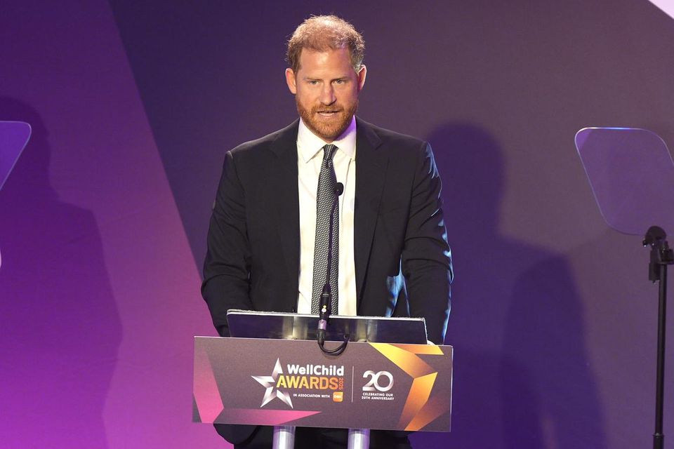 Prinz Harry hält bei den WellChild Awards eine bewegende Rede