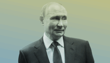 Wladimir Putin in Gipfel-Collage