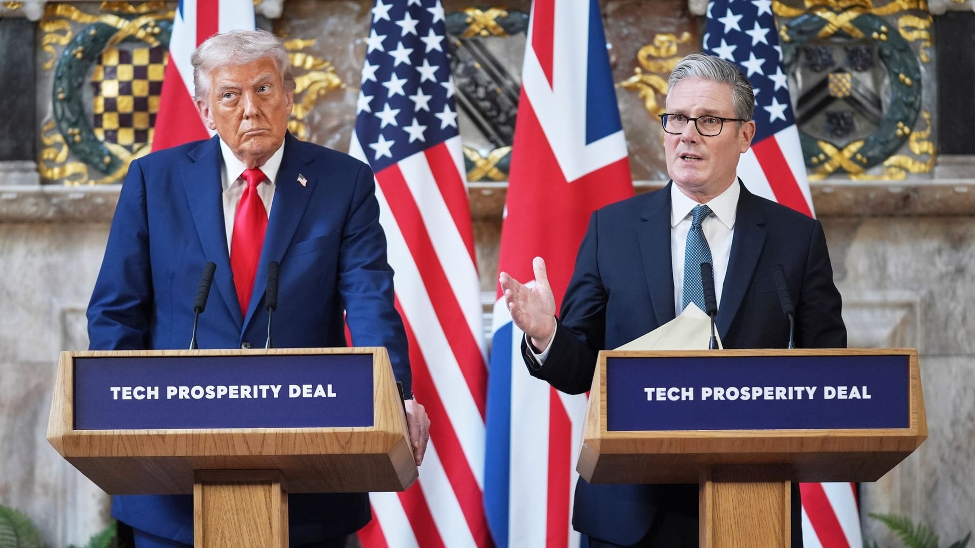 Staatsbesuch von Präsident Trump in Großbritannien