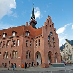 Das Rathaus der brandenburgischen Stadt Nauen (Havelland) (Quelle: dpa)