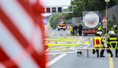 Brandenburg: A24 bei Neuruppin nach Lkw-Unfall in Richtung Berlin weiterhin gesperrt