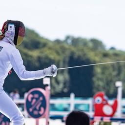 Annika Zillekens GER - moderner Fünfkampfim Finale bei den Olympischen Spielen am 11.08.2024 in Paris. (Quelle: Imago Images/Baptiste Autissier)