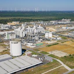 Das Chemiewerk BASF Schwarzheide GmbH am 06.09.2023. (Quelle: picture alliance/imageBROKER/Max Gärtner)