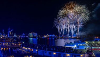 Feuerwerk, Live-Musik, Blue Port - Hamburg Cruise Days 2025 zeigen spektakuläre Kreuzfahrtschiffe » Leadersnet