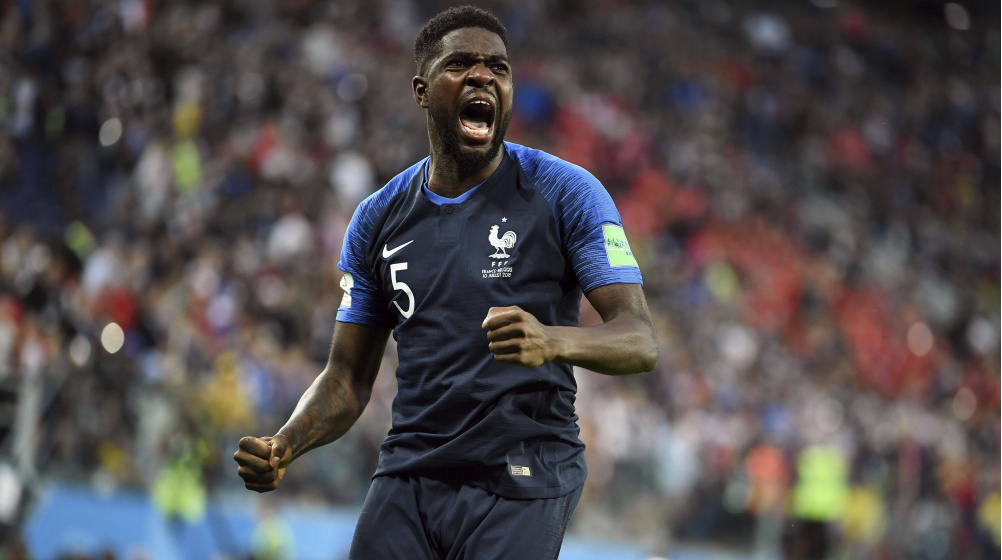 Frankreich-Weltmeister Samuel Umtiti hört mit 31 Jahren auf Frankreich-Weltmeister Samuel Umtiti hört mit 31 Jahren auf