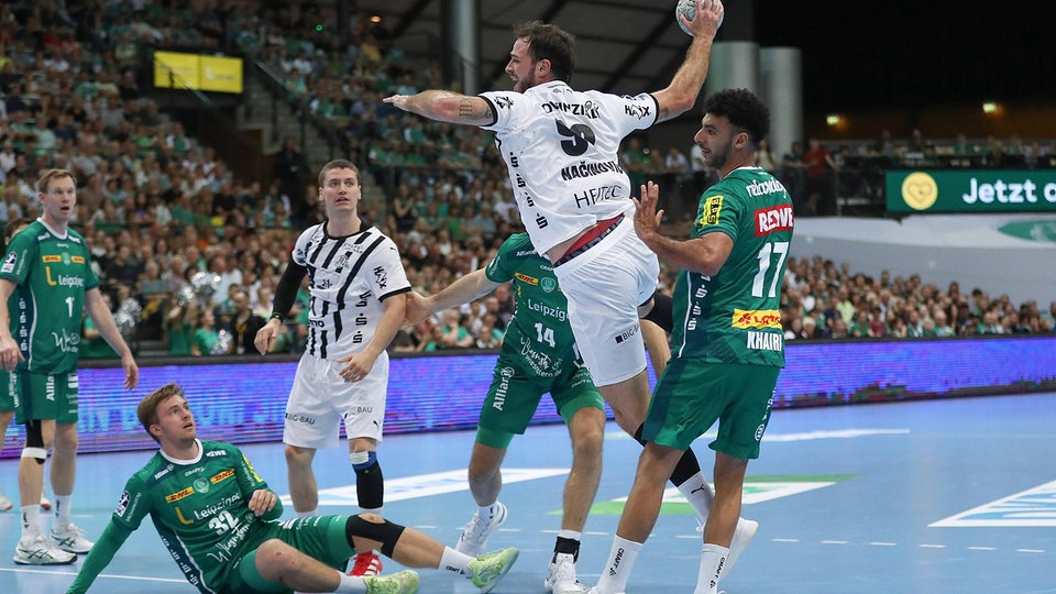 Handball: Trotz starker Offensive - DHfK Leipzig ohne Chance gegen Kiel