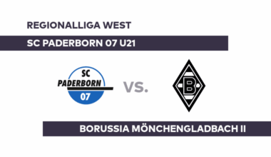SC Paderborn 07 U21 - Borussia Mönchengladbach II: Gladbach schwächelt - Regionalliga West