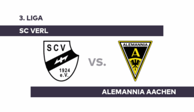 SC Verl - Alemannia Aachen: Alemannia will Trendwende einleiten - 3. Liga