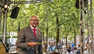 Ein letztes Mal in seiner Amtszeit als Oberbürgermeister wird Markus Lewe den "Schauraum" eröffnen. (Archivbild: Jasmin Otman)
