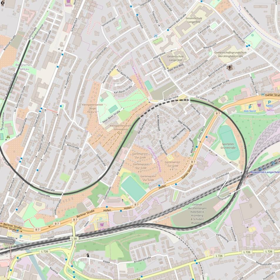 Geschenk an die Stadt: die Schwarzbachtrasse