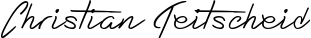 Unterschrift - Christian Teitscheid