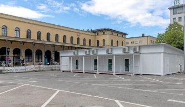 Containerdorf auf dem Bahnhofsvorplatz wird zum Ausweichquartier
