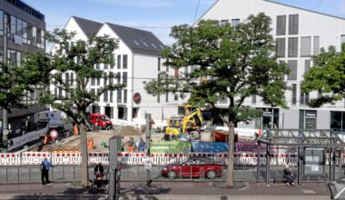 Augsburg-Lechhausen putzt sich heraus: Großbaustelle am Schlössle