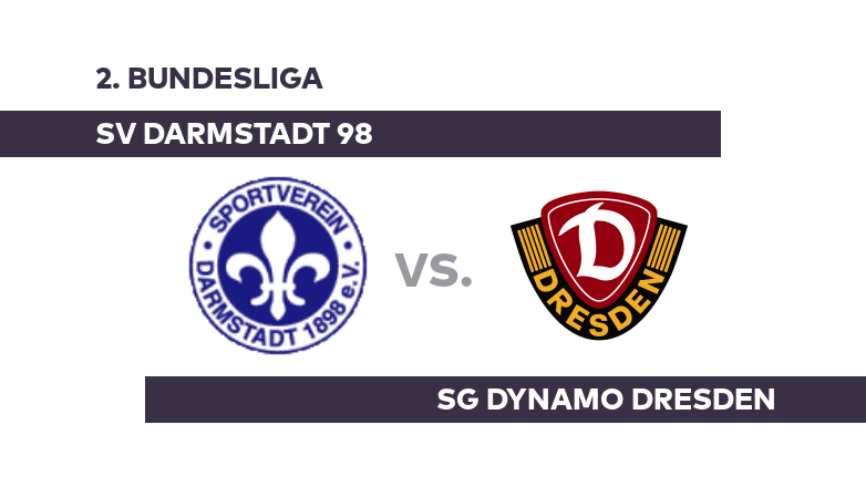SV Darmstadt 98 - SG Dynamo Dresden: Dresden in der Pflicht - 2. Bundesliga