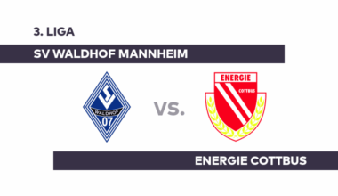 SV Waldhof Mannheim - Energie Cottbus: Die Zahlen sprechen für Energie - 3. Liga