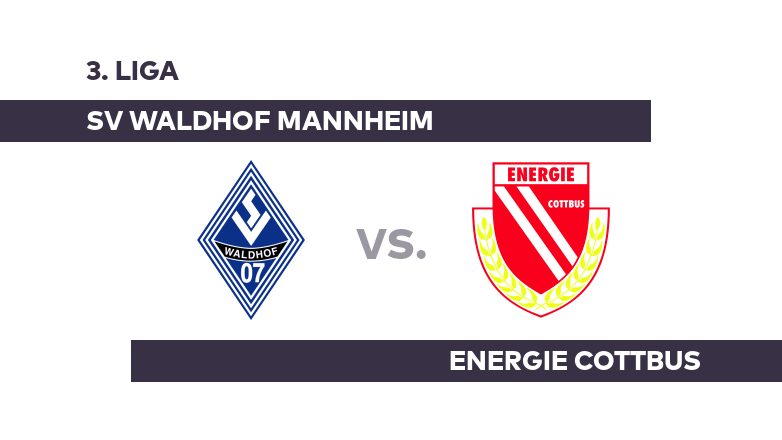 SV Waldhof Mannheim - Energie Cottbus: Die Zahlen sprechen für Energie - 3. Liga