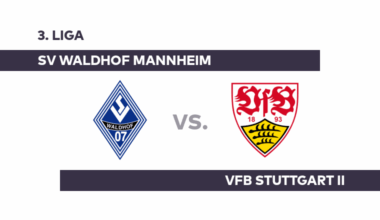 SV Waldhof Mannheim - VfB Stuttgart II: Stuttgart in der Pflicht - 3. Liga