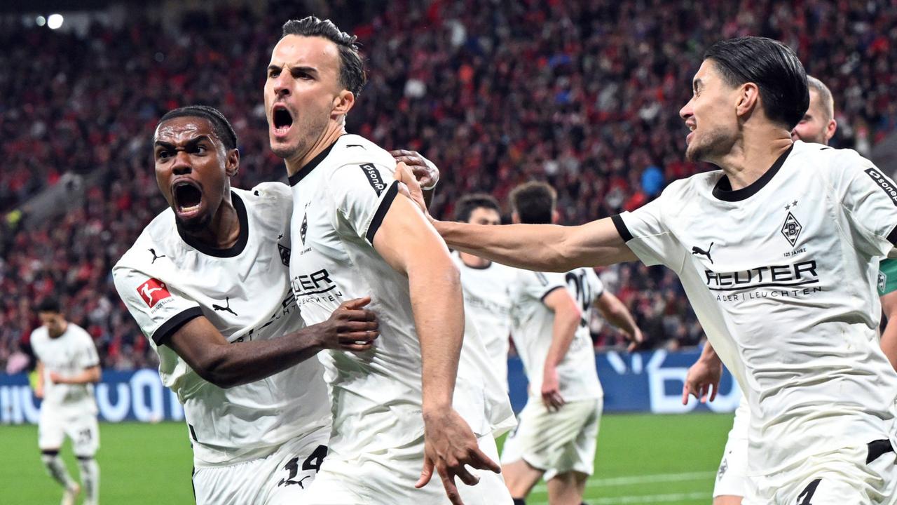 Ausgleich in 90.+2 - Gladbach mit Achtungserfolg in Leverkusen