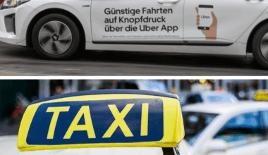 Mit Uber und Taxi fahren wird in Essen teurer
