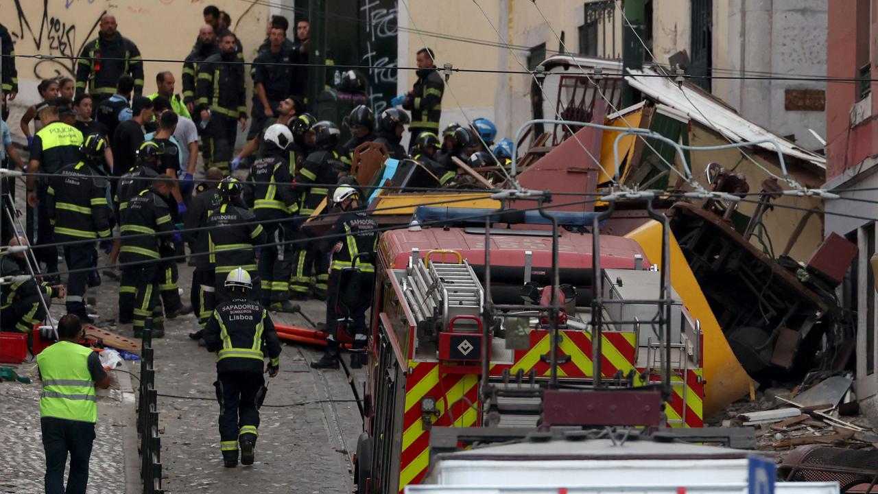 Standseilbahn in Lissabon entgleist - drei Tote