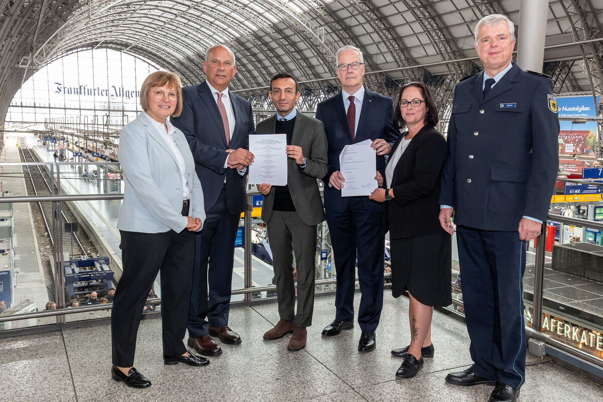 Kooperation erhöht Sicherheit am Frankfurter Hauptbahnhof