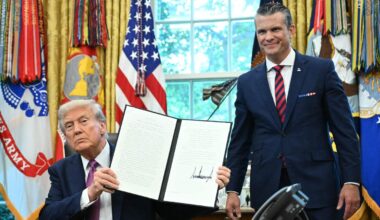 Trump unterschreibt Verordnung: US-Verteidigungsressort heißt jetzt „Kriegsministerium“