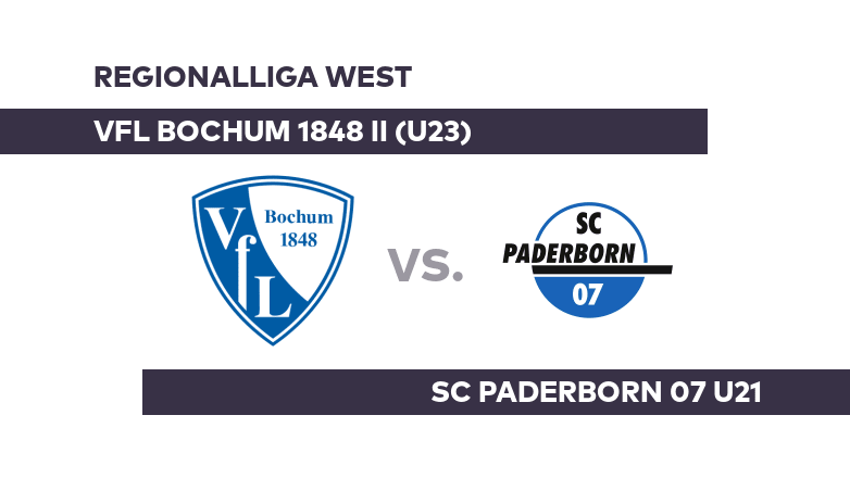 VfL Bochum 1848 II (U23) - SC Paderborn 07 U21: Paderborn will Trendwende einleiten - Regionalliga West