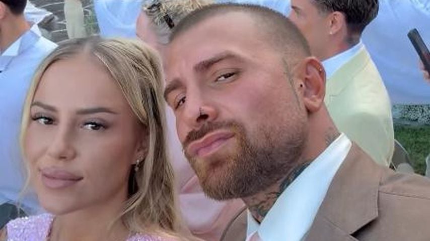 Vicky und Gigi auf der Hochzeit von Leyla und Mike Heiter, August 2025