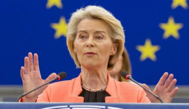 Von der Leyen warnt, Europa steht unter Druck
