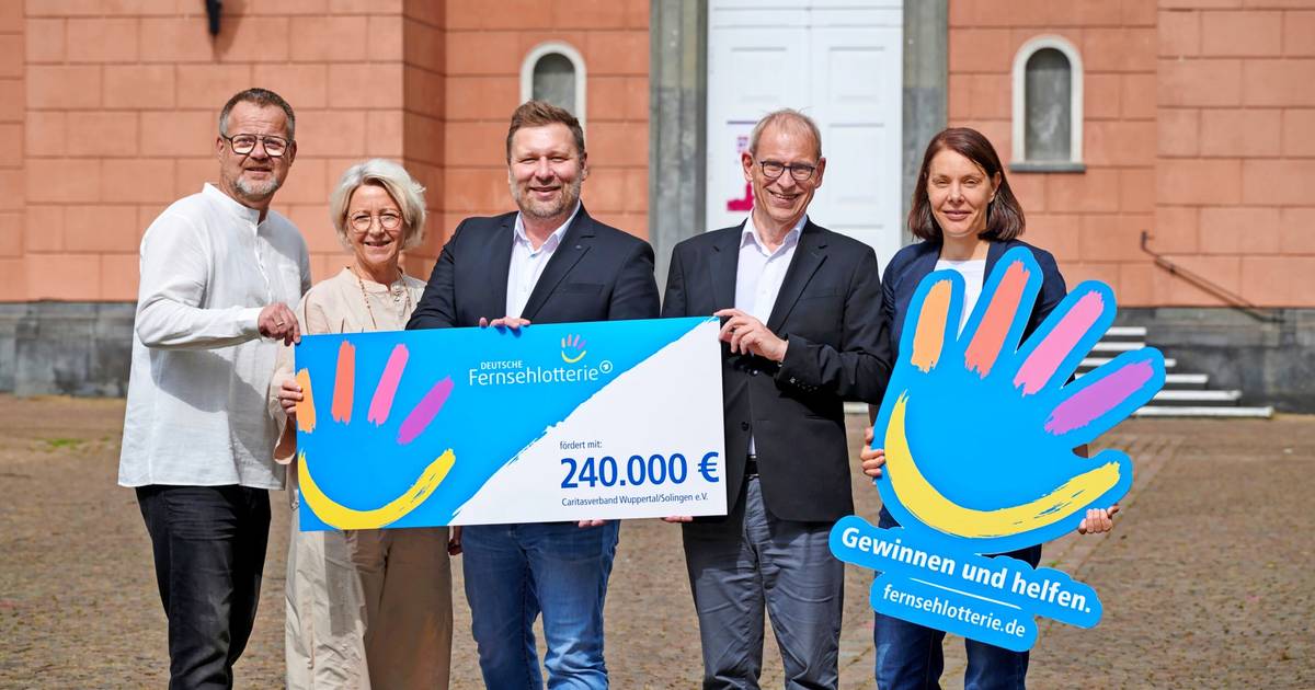 Deutsche Fernsehlotterie: Hauptgewinn für Caritas Wuppertal