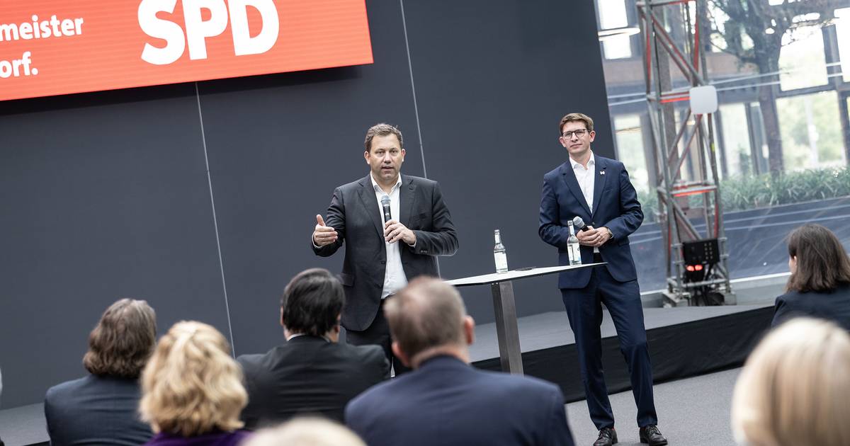 Vizekanzler Lars Klingbeil bei SPD-Veranstaltung in Düsseldorf