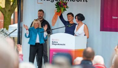 Sahra Wagenknecht unterstützt BSW-OB-Kandidatin Susanne Herhaus