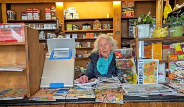 Marlies Lintener (94) betreibt noch immer ihren Kiosk