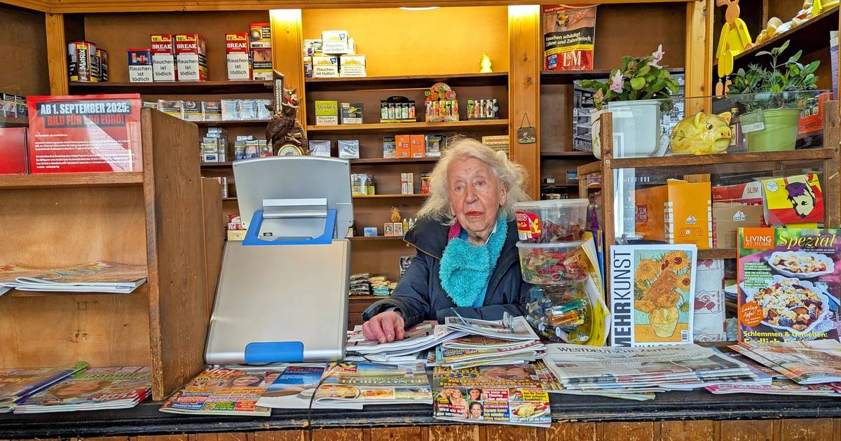 Marlies Lintener (94) betreibt noch immer ihren Kiosk